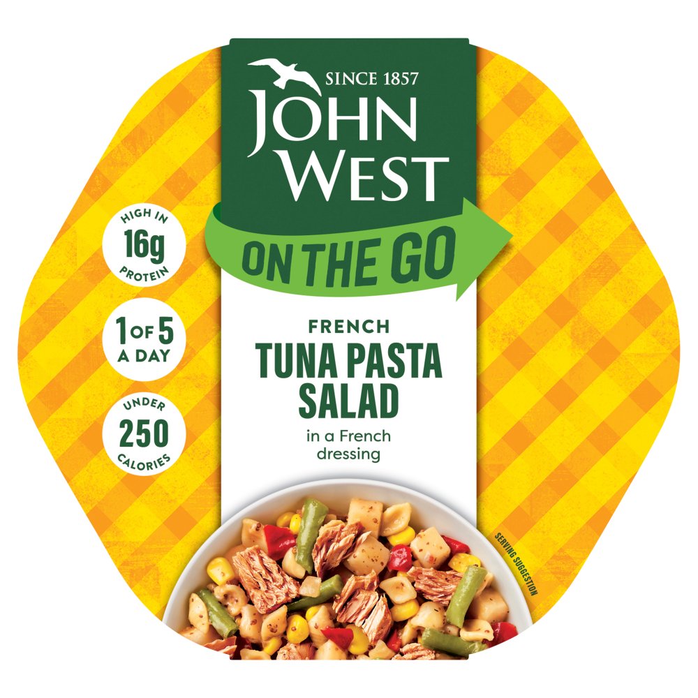 John West On the Go French Tuna Pasta Salad 220g (Pack of 6)