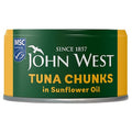 John West Tuna Chunks in Sunflower Oil 125g (Pack of 12)