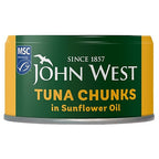 John West Tuna Chunks in Sunflower Oil 125g (Pack of 12)