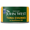 John West Tuna Chunks in Sunflower Oil 125g (Pack of 12)
