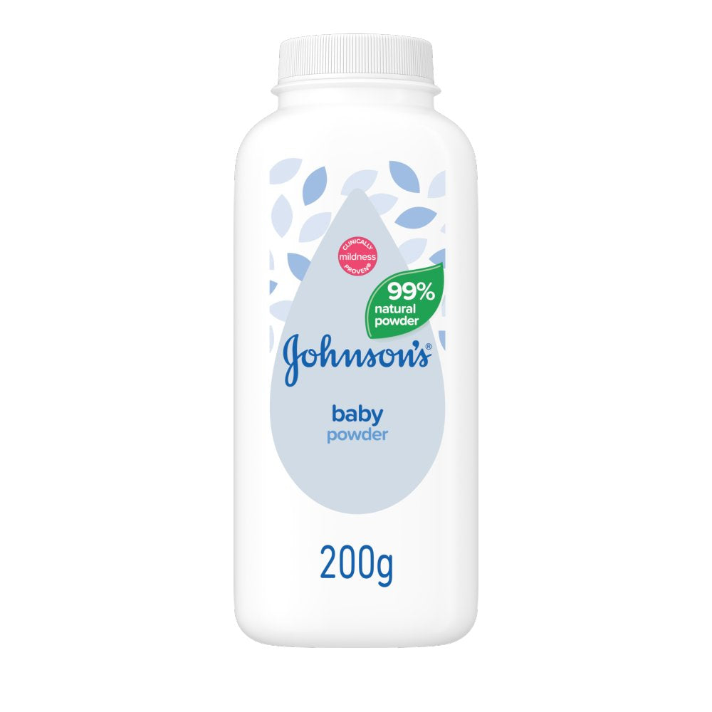 Johnson's Baby Powder Natural Cornstarch 200g (Pack of 6)