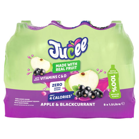 Jucee Apple & Blackcurrant 1.5 Litre (Pack of 8)