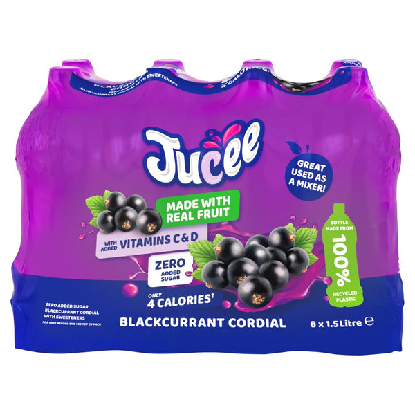 Jucee Blackcurrant 1.5 Litre (Pack of 8)
