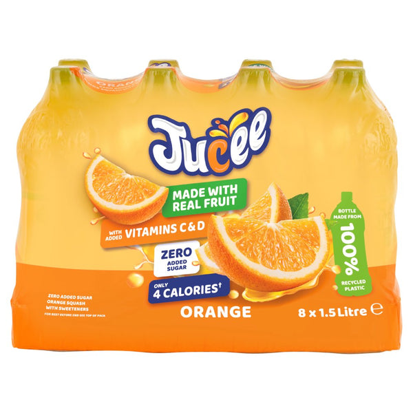 Jucee Orange 1.5 Litre (Pack of 8)