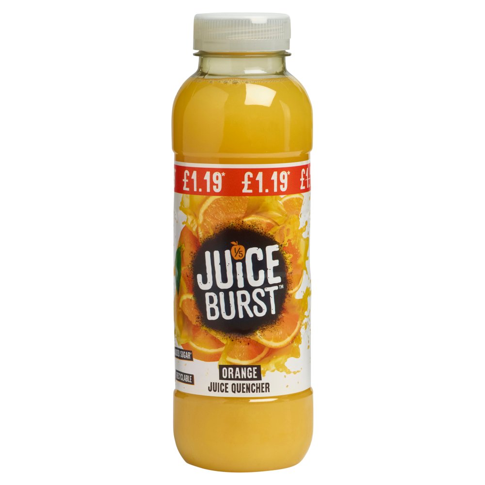 Juice Burst Orange Juice Quencher 400ml (Pack of 12)