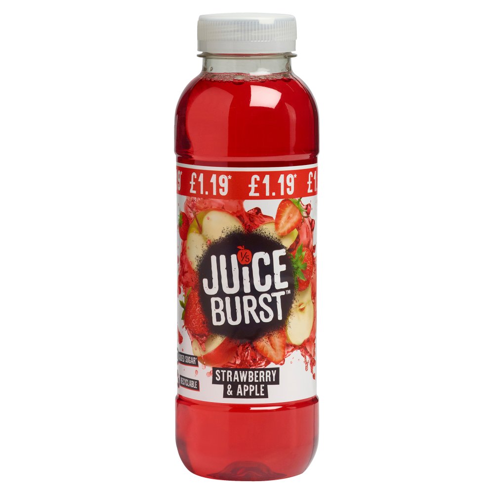 Juice Burst Strawberry & Apple 400ml (Pack of 12)
