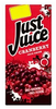 Just Juice Cranberry 1Ltr (Pack of 12)