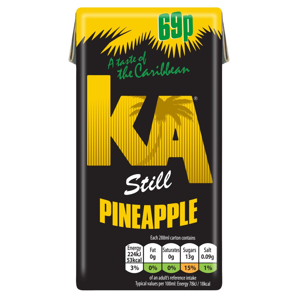 KA Still Pineapple 288ml (Pack of 27)