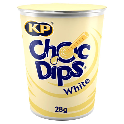 KP Choc Dips White Chocolate 28g (Pack of 12)