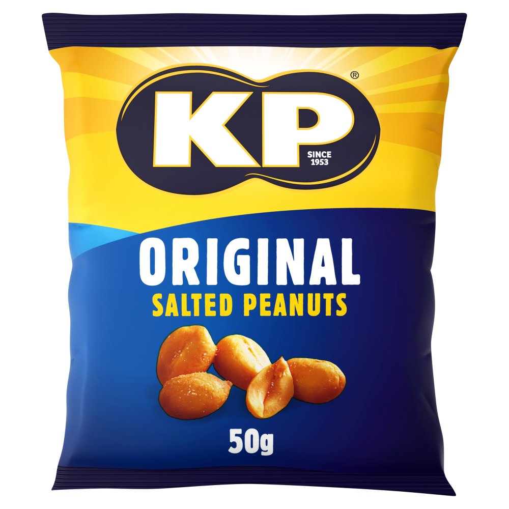 KP Original Salted Peanuts 50g (Pack of 21)