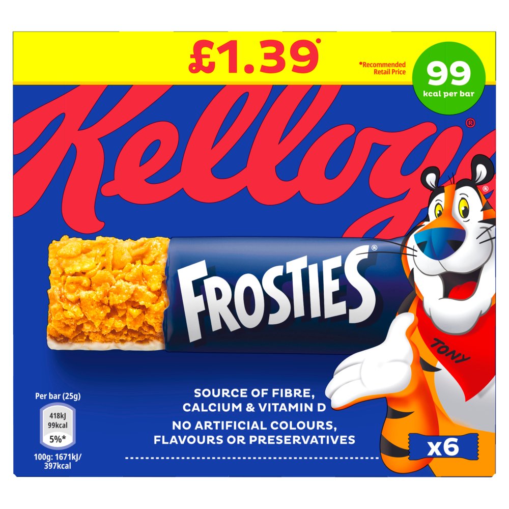 Kellogg's Frosties Cereal Bars 4x25g (100g) (Pack of 10)