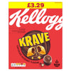 Kellogg's Krave Chocolate Hazelnut Flavour Cereal 410g (Pack of 6)