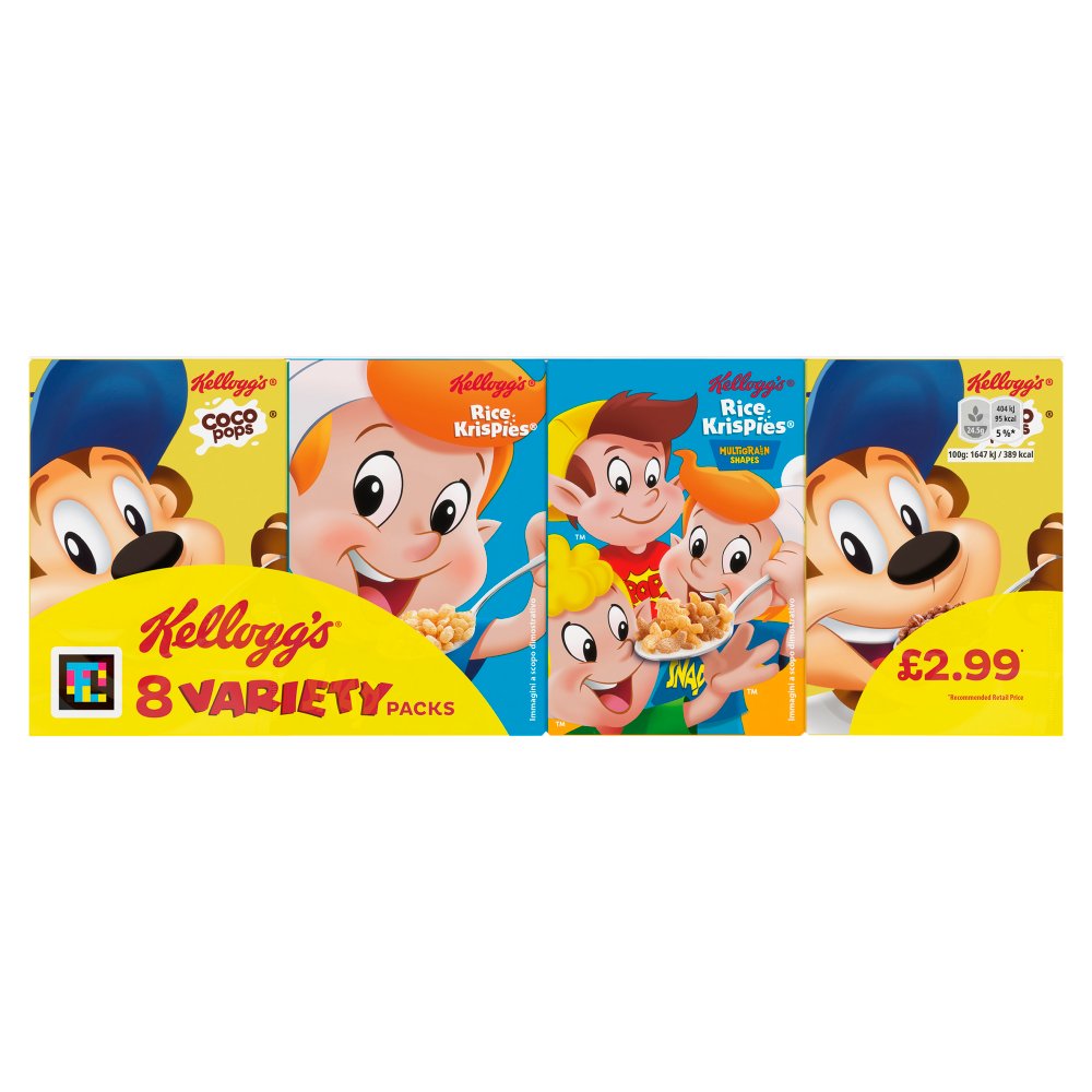 Kellogg's Variety Breakfast Cereal 196g (Pack of 6)