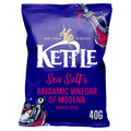 KETTLE® Chips Sea Salt & Balsamic Vinegar of Modena Crisps 40g (Pack of 18)