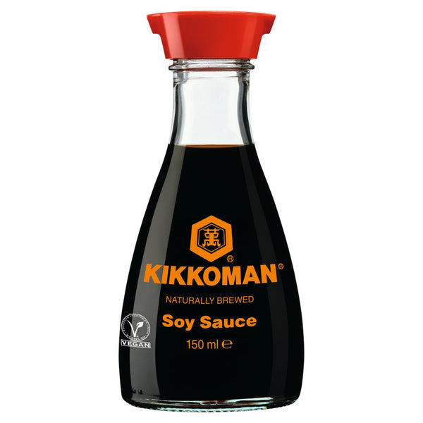 Kikkoman Naturally Brewed Soy Sauce 150ml  (Pack of 6)