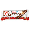 Kinder Bueno Milk Chocolate and Hazelnut Twin Bars Single Pack 43g (Pack of 30)