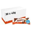 Kinder Bueno Milk Chocolate and Hazelnuts Single Bar 2 Finger x 21.5g (43g) (Pack of 30)