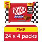 Kit Kat Chunky Milk Chocolate Bar Multipack 128g (Pack of 24)