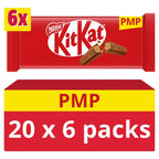 Kit Kat 2 Finger Milk Chocolate Biscuit Bar Multipack 124.2g (Pack of 20)