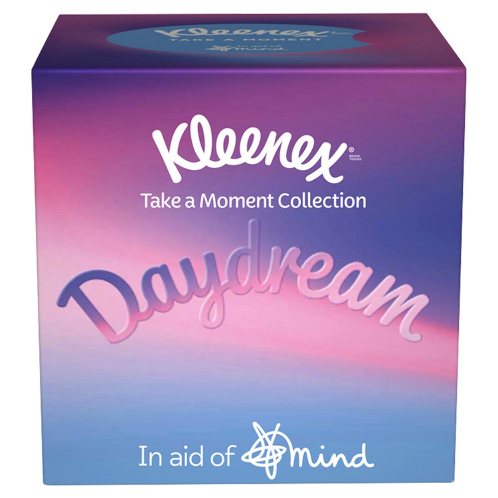 Kleenex Supporting Mind - Single Cube Tissue Box (Pack of 12)