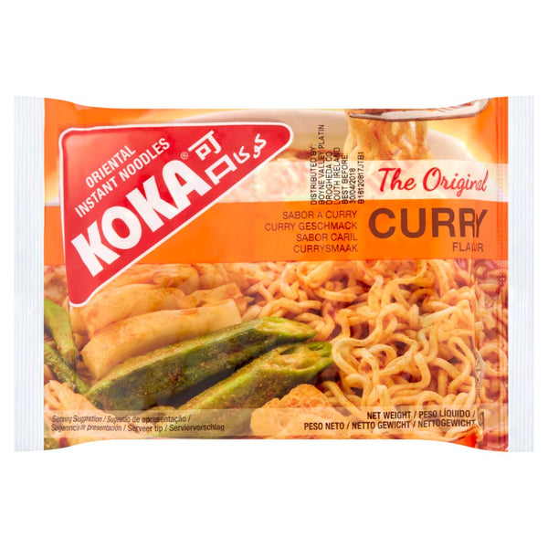 Koka The Original Curry Flavour Oriental Instant Noodles 85g (Pack of 30)