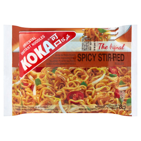 Koka The Original Spicy Stir-Fried Oriental Instant Noodles 85g (Pack of 30)