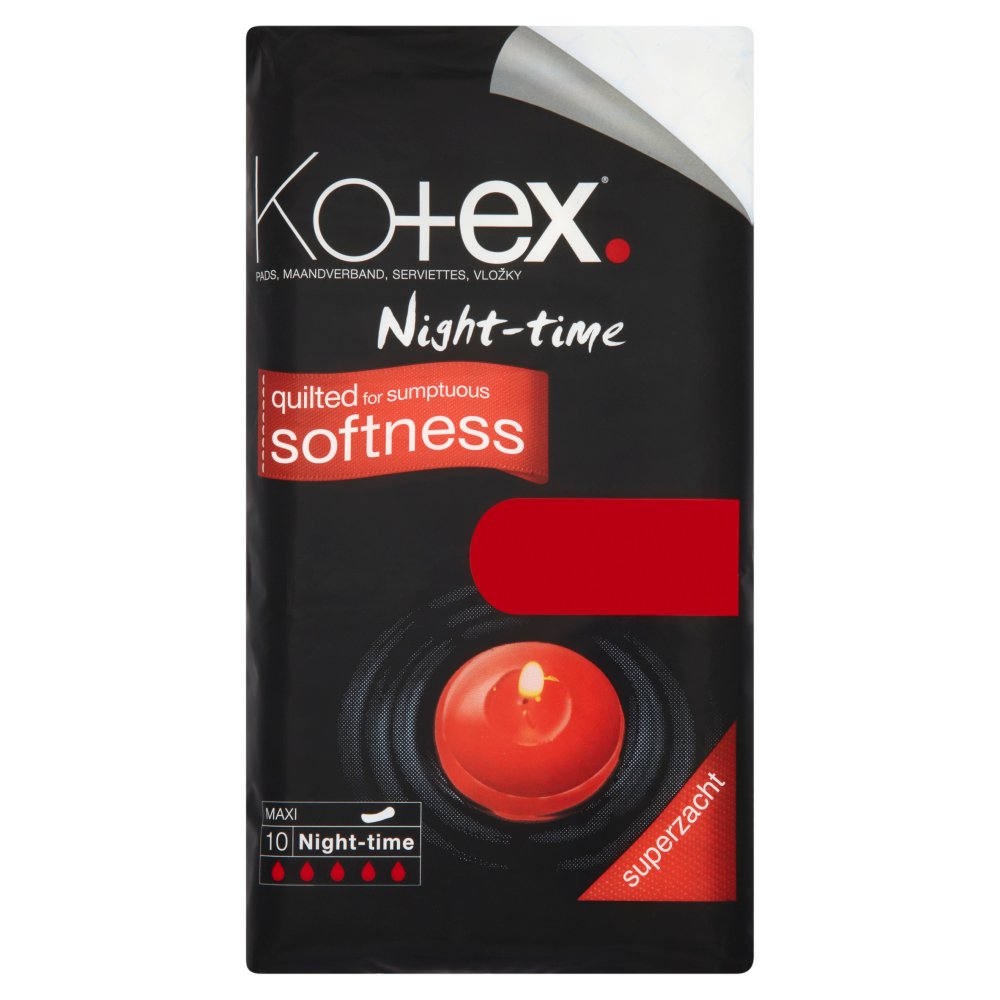 Kotex Maxi Night-Time x 10 (Pack of 4)