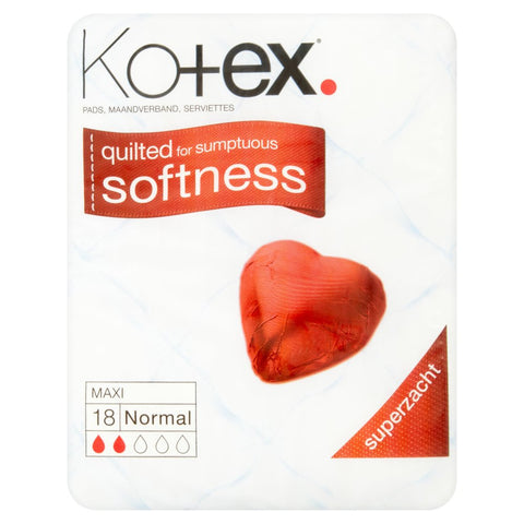 Kotex Maxi Normal 18 Pads (Pack of 6)