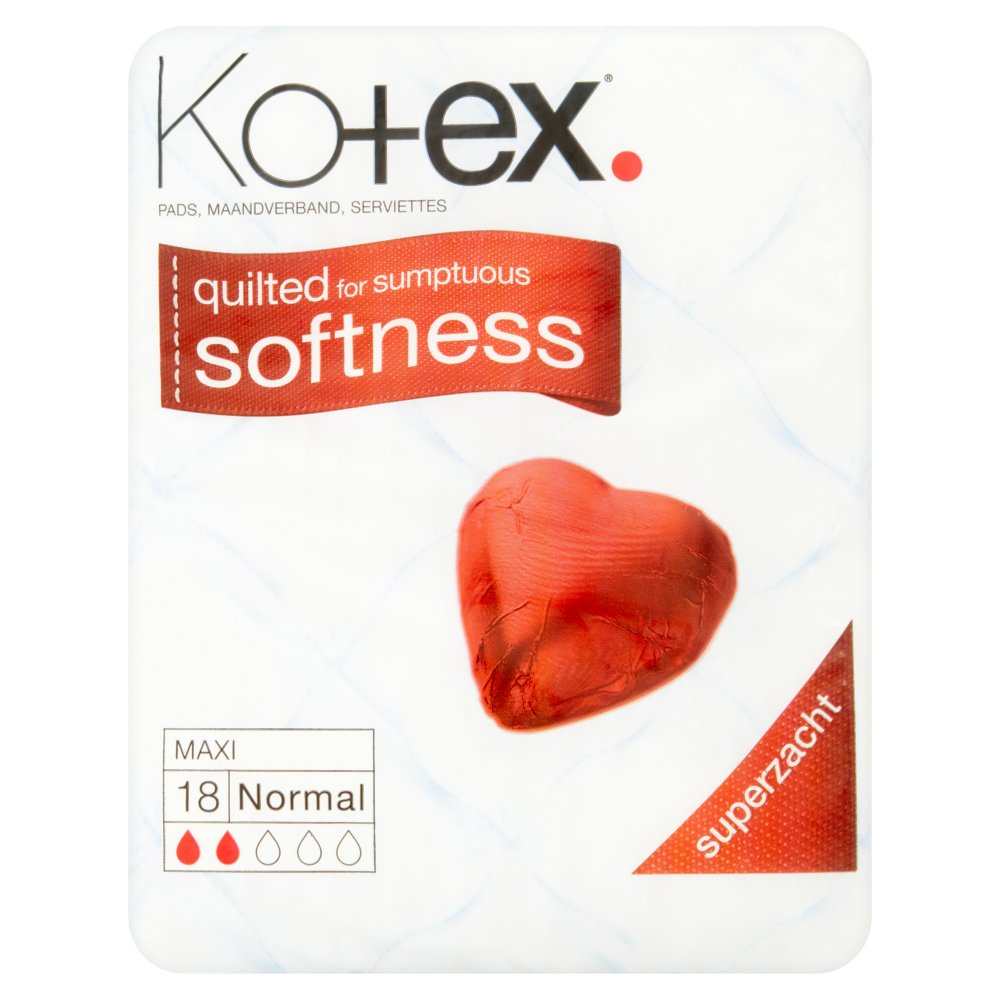 Kotex Maxi Normal 18 Pads (Pack of 6)