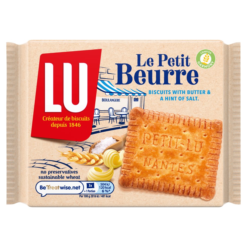 LU Le Petit Beurre Biscuits 167g (Pack of 6)