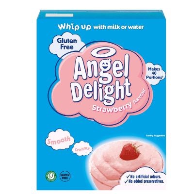 ANGEL DELIGHT Strawberry Flavour Dessert Mix 600g (Pack of 1)