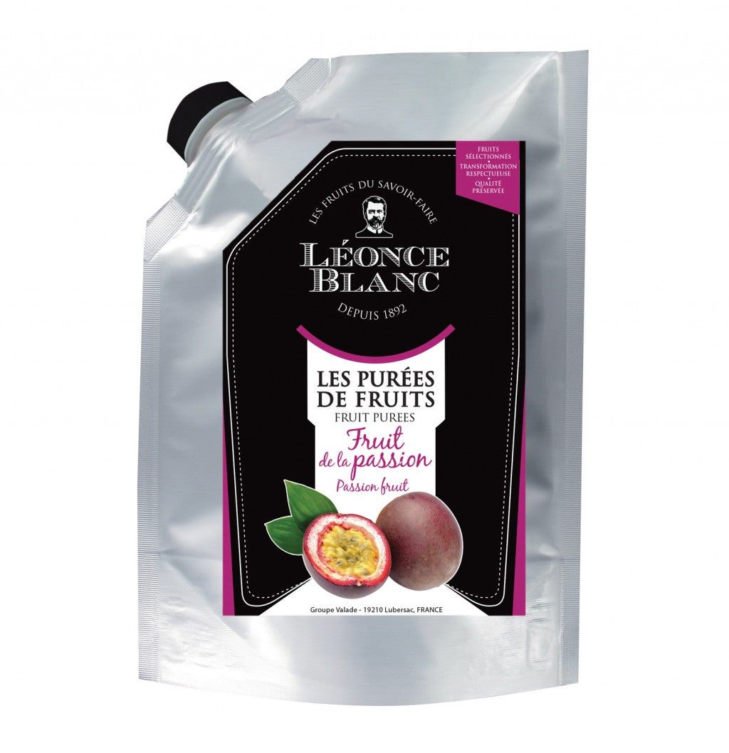 LEONCE BLANC Passion Fruit Puree 1kg (Pack of 1)