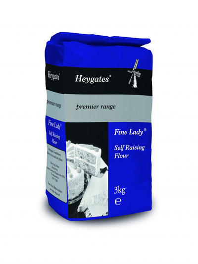 HEYGATES Fine Lady Self Raising Flour 3kg (Pack of 1)