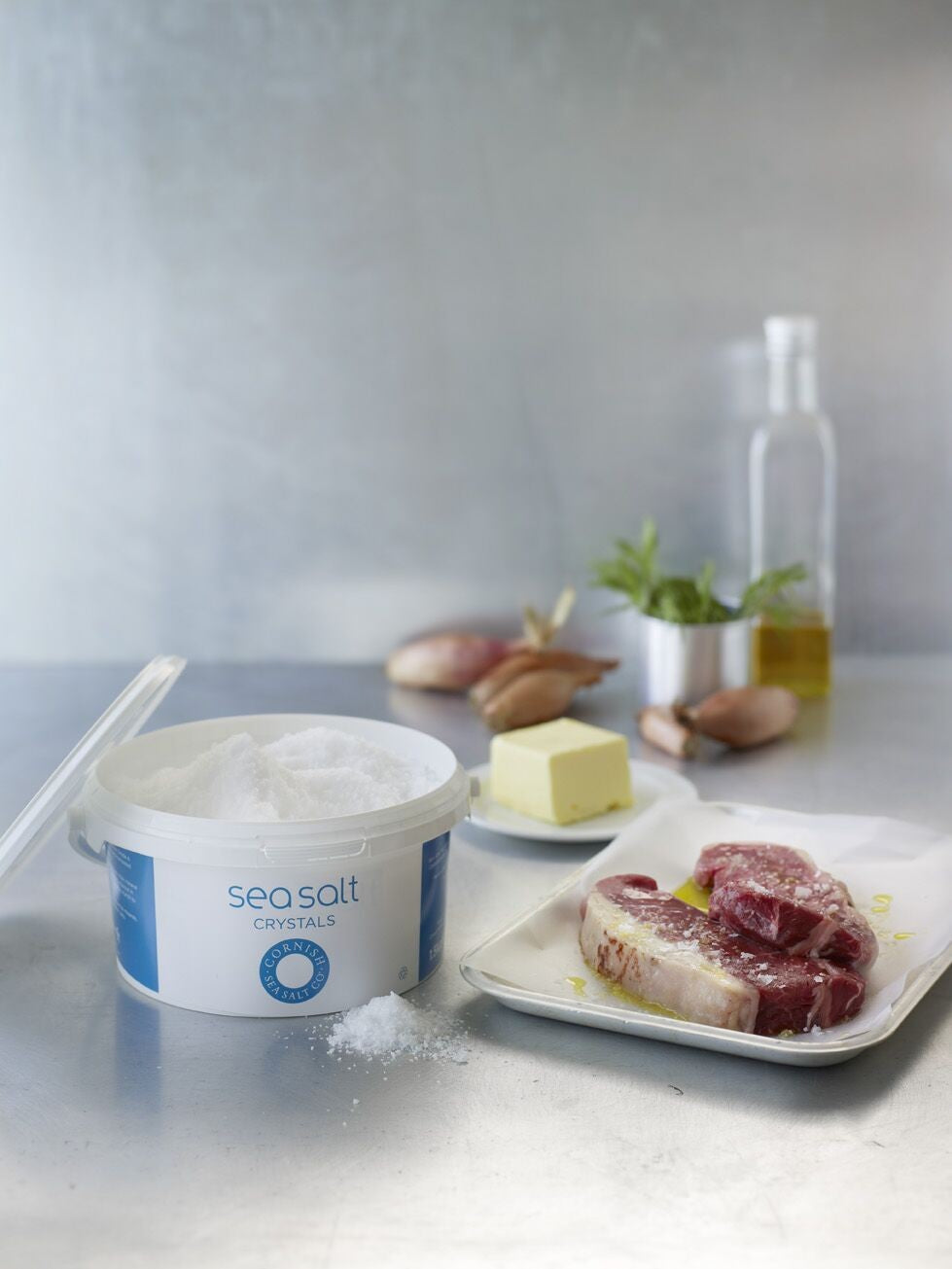 CORNISH SEA SALT Original Crystals 1.5kg Tub (Pack of 1)