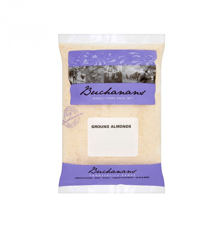BUCHANANS Ground Almonds 1kg (Pack of 1)