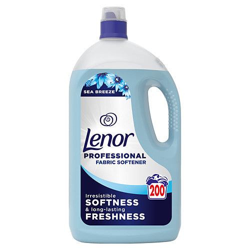 Lenor Professional Fabric Softener, Sea Breeze 4L (Pack of 1)
