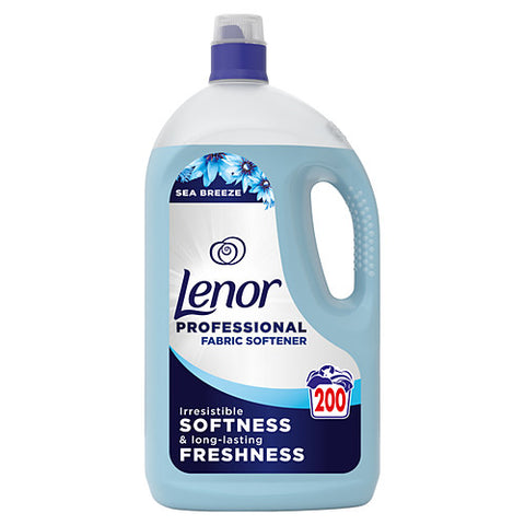 Lenor Professional Fabric Softener, Sea Breeze 4L (Pack of 1)