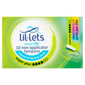 Lil-Lets Smartfit 10 Non-Applicator Tampons Super Plus 50g (Pack of 8)