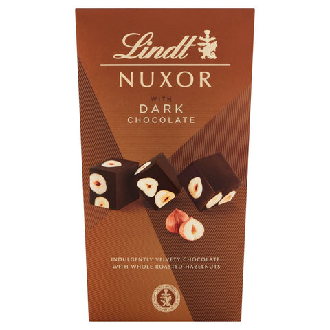 Lindt NUXOR with Dark Chocolate and Whole Roasted Hazelnuts Box 165g (Pack of 1)