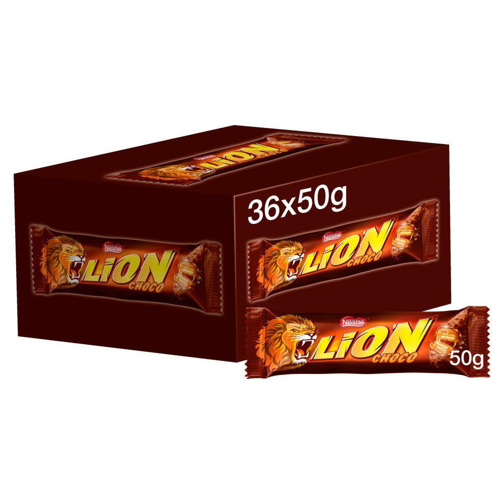 Lion Milk Chocolate Bar 50g (Pack of 36)