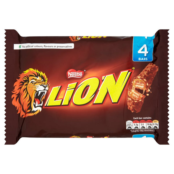 Lion Milk Chocolate Bar Multipack 42g 4 Pack (Pack of 10)