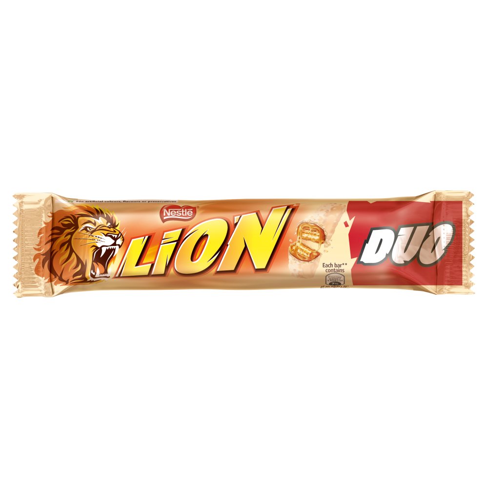 Lion White Chocolate Duo Bar 60g (Pack of 30)