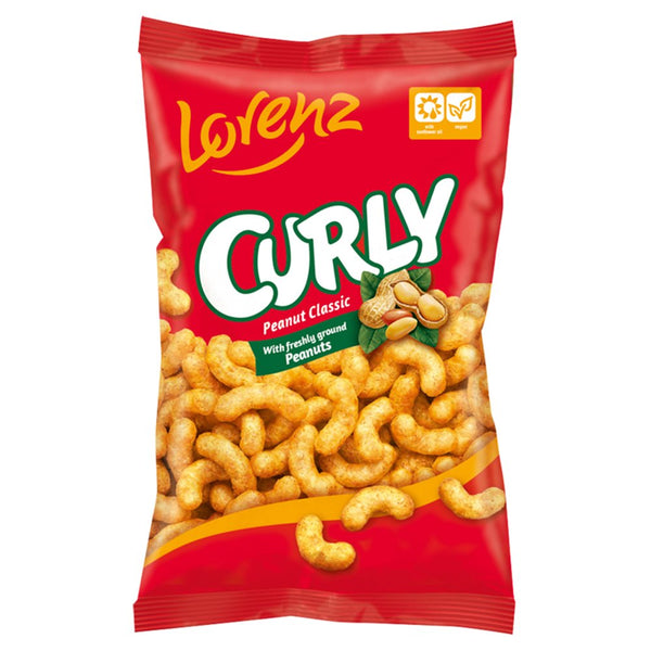 Lorenz Snack-World Curly Peanut Classic 120g (Pack of 14)
