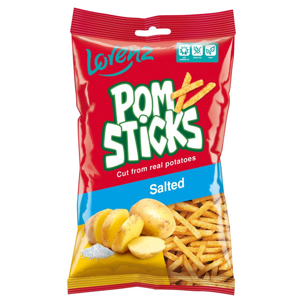 Lorenz Snack-World Pomsticks Salted 85g (Pack of 14)