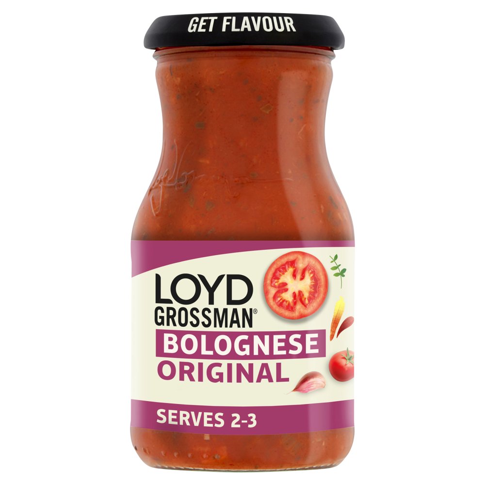 Loyd Grossman Bolognese Original Pasta Sauce 350g (Pack of 6)