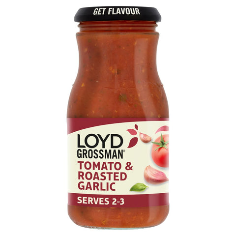 Loyd Grossman Tomato & Roasted Garlic 350g (Pack of 6)