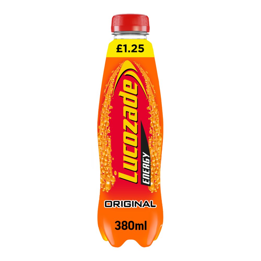 Lucozade Energy Drink Original 380ml (Pack of 24)