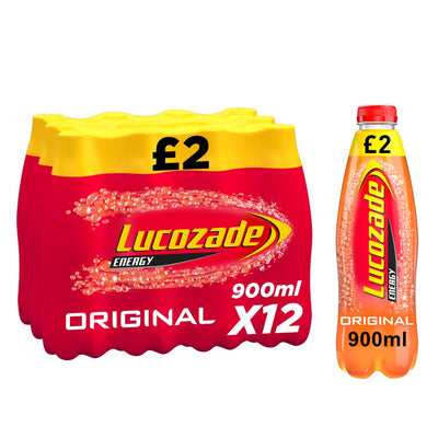 Lucozade Energy Drink Original 900ml (Pack of 12)
