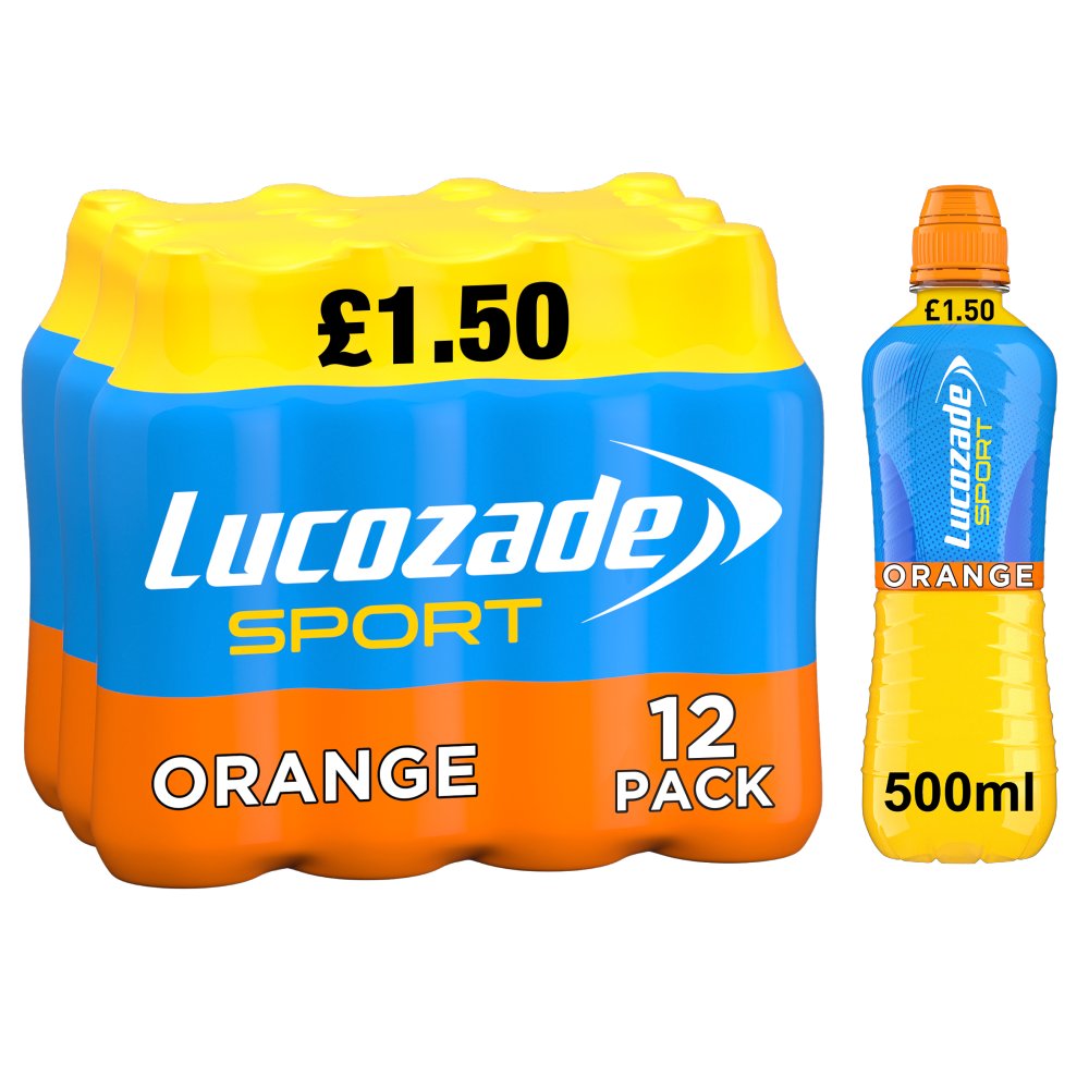 Lucozade Sport Drink Orange 500ml (Pack of 24)