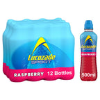 Lucozade Sport Drink Raspberry 500ml (Pack of 12)